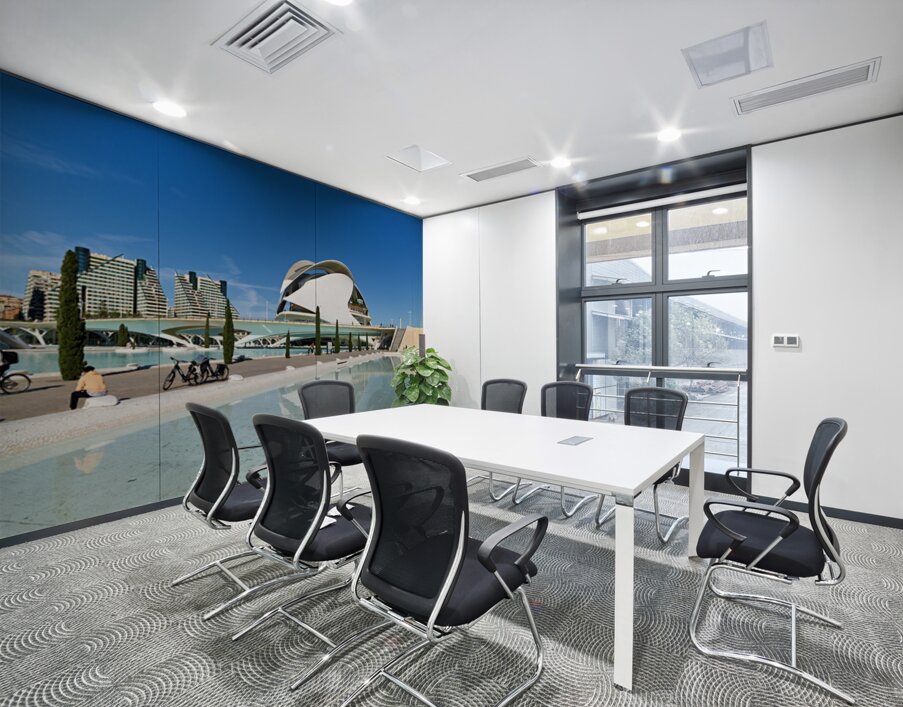 Valencia City of Arts and Sciences with Palau de les Arts Reina  Wall Printing