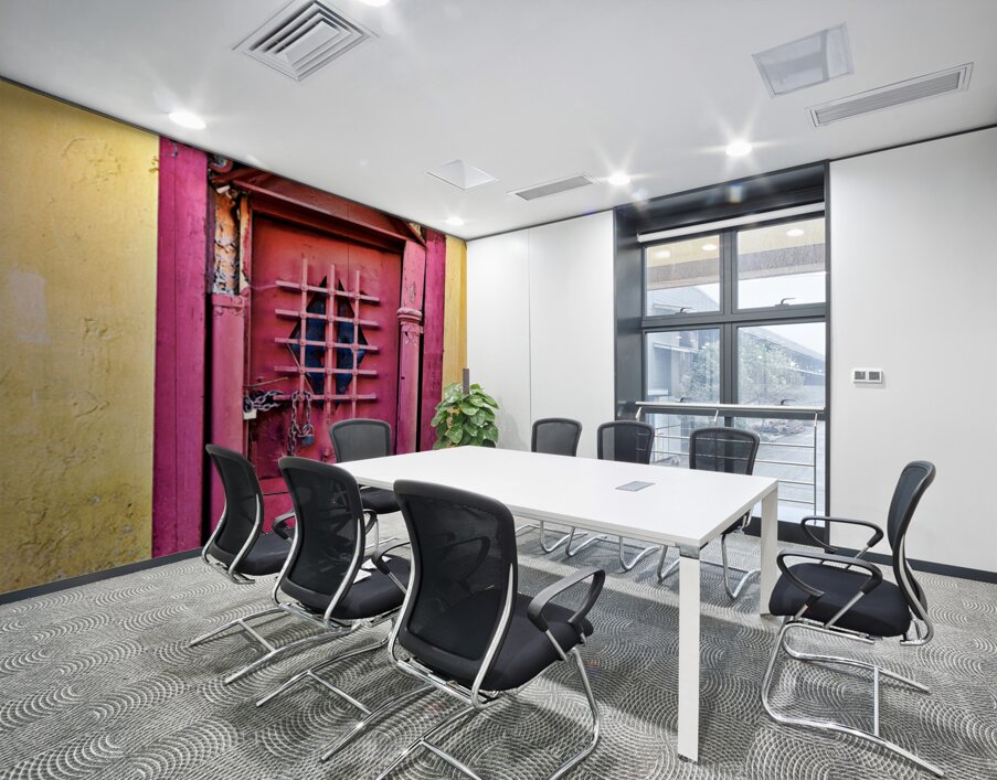 Old door in Anafiotika quarter of Athens Greece Wall Printing