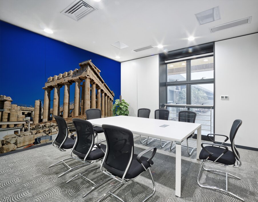 Visit Parthenon at Acropolis in Athens Greece during the day Wall Printing