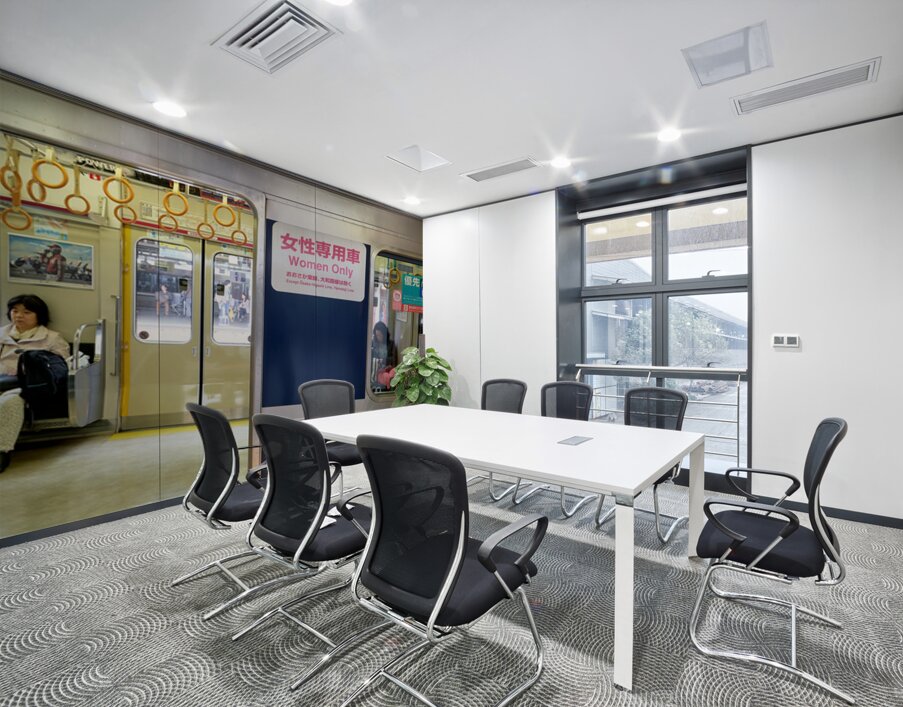 Women only train cart in Kyoto Japan for female passengers Wall Printing