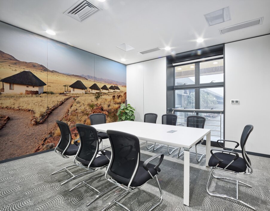 Lodging area in Namib Naukluft National Park in Namibia Wall Printing