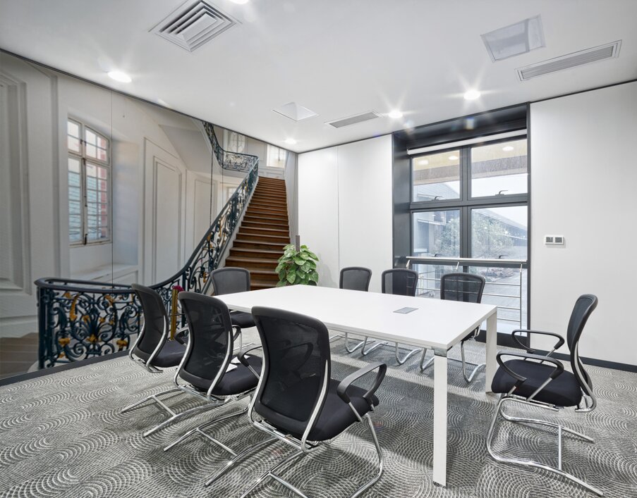 Main staircase leads to Fine Arts Museum in Strasbourg France Wall Printing