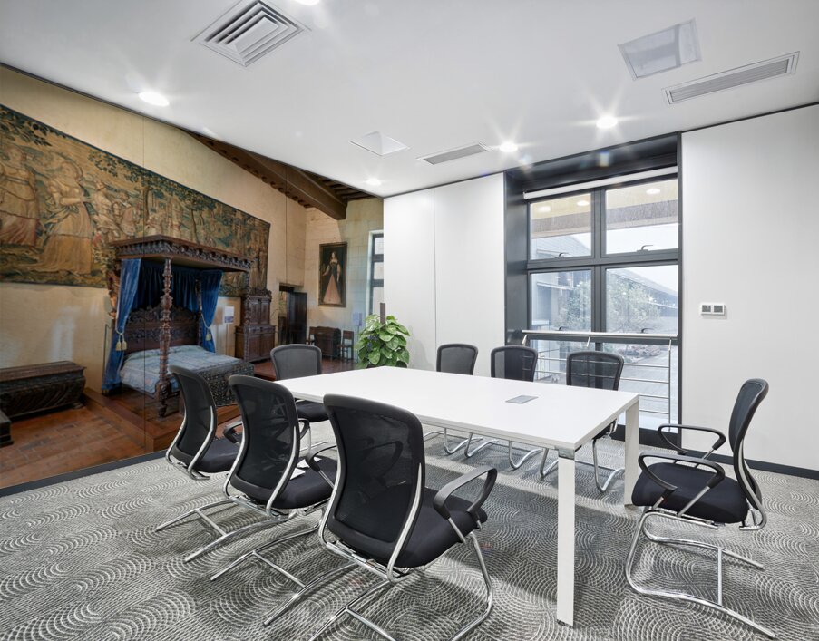 Exploring the interior of Chateau de Chaumont sur Loire in Franc Wall Printing