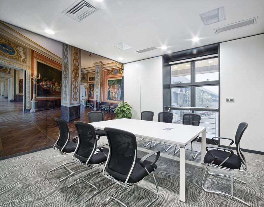 Walk through grand halls in Palace of Versailles in Paris France Wall Printing