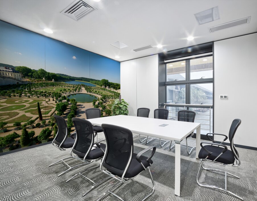 View of the gardens at Palace of Versailles in Paris France Wall Printing