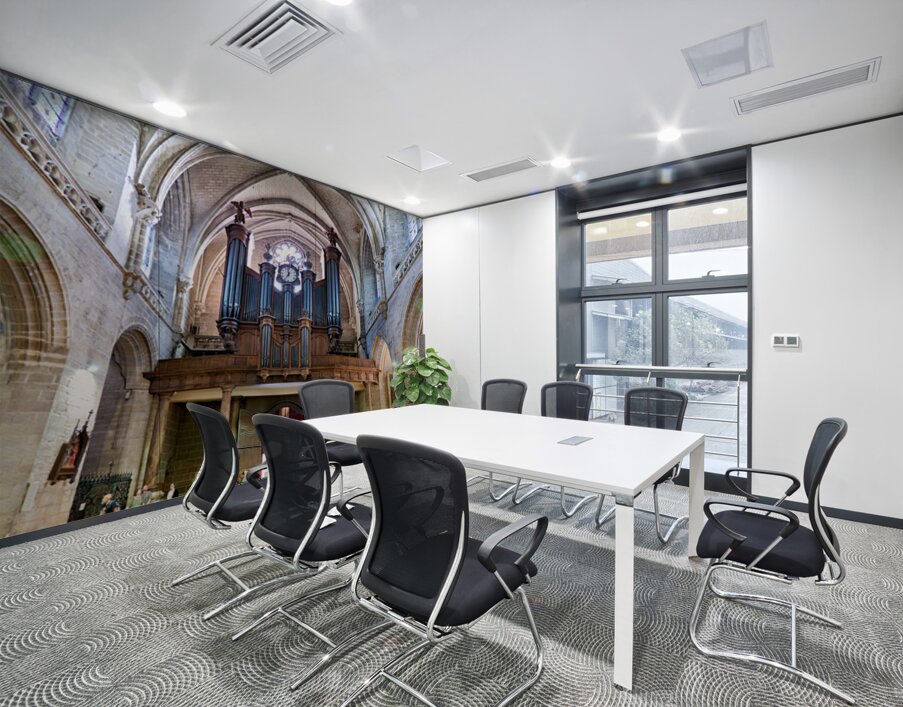 Saint Pierre Cathedral organ in Vannes Brittany France Wall Printing