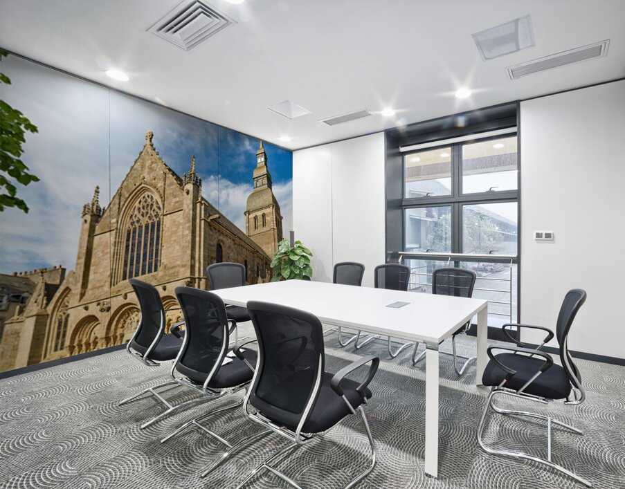 Explore the basilica of st saviour in dinan brittany france Wall Printing