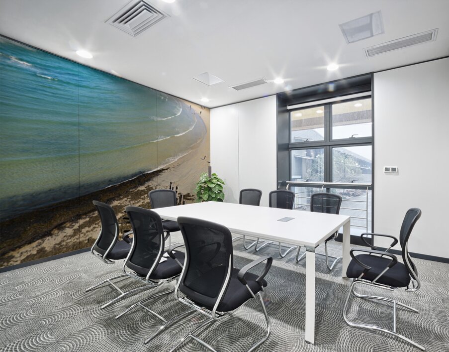 Fort National viewed from Plage de lEventail in Saint Malo Wall Printing