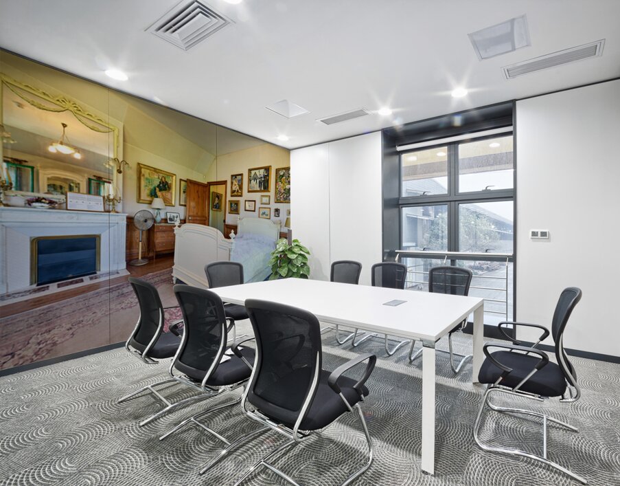 Visit to Monets house in Giverny Normandy with bright room dec Wall Printing