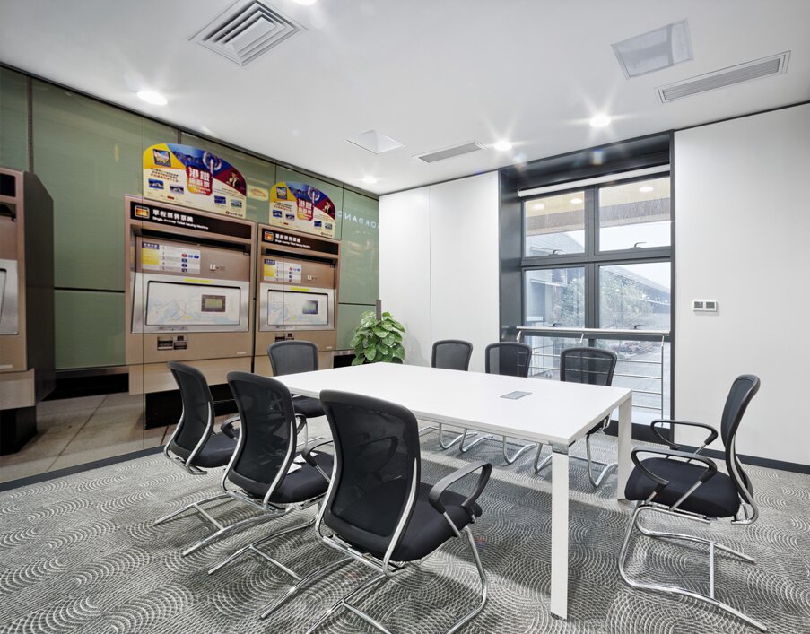 MTR ticket machines for tourists in Hong Kong at station Wall Printing
