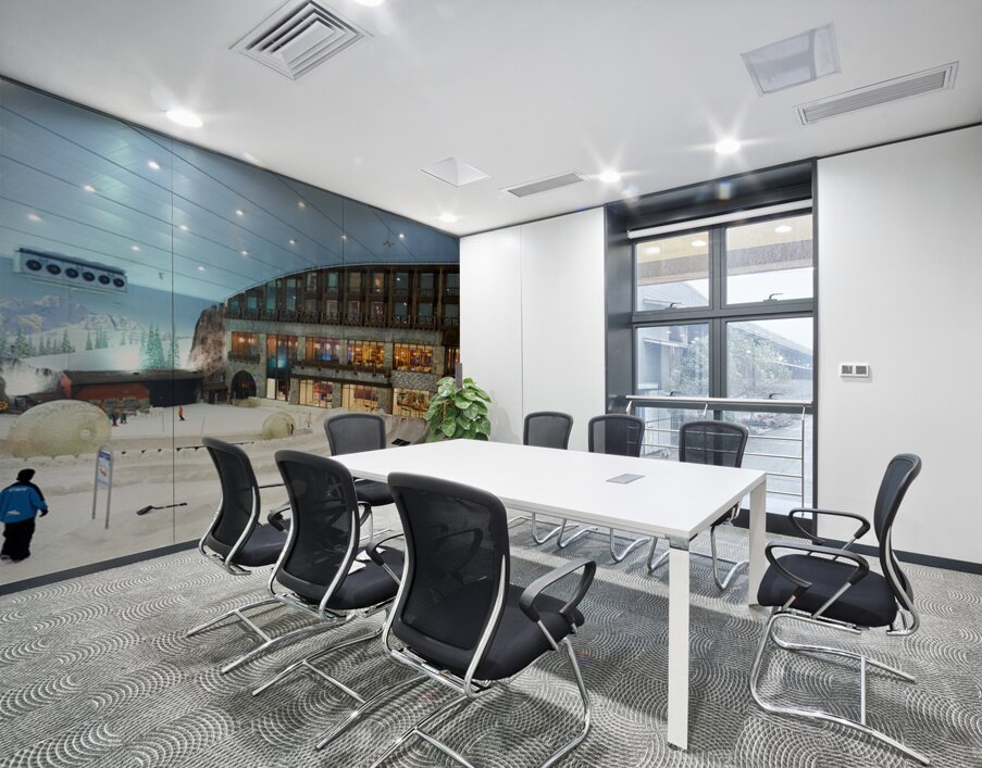 Indoor ski resort offers fun activities in Dubai UAE Wall Printing