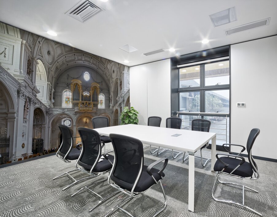 Visit to st. michael church in munich bavaria germany Wall Printing