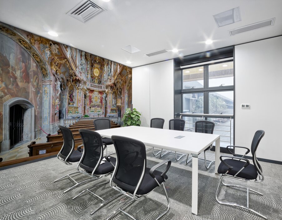 St. Johann Nepomuk in Asam Church located in Munich Germany Wall Printing