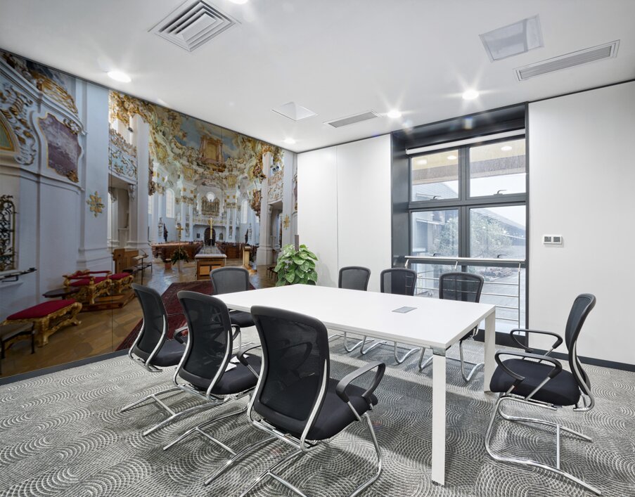 Pilgrimage Church of Wies in Bavaria along the Romantic Road Wall Printing