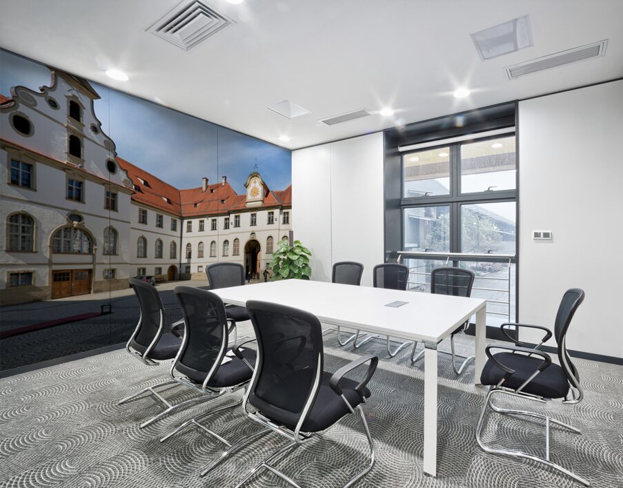 Visit to benediktinerkloster st. mang in fussen on romantic road Wall Printing