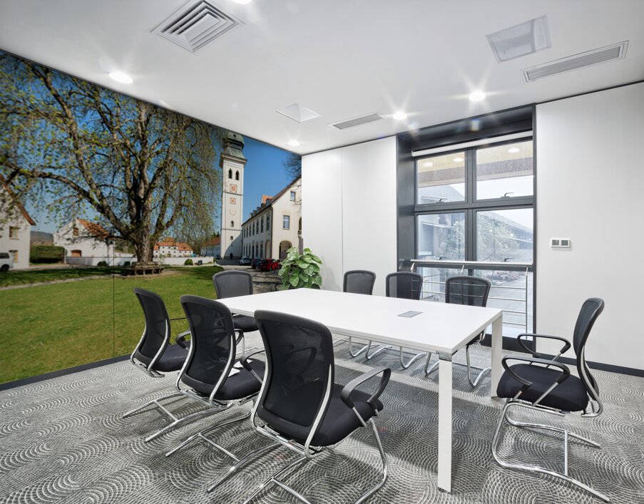 Explore Maria Geburt Church in Rottenbuch Bavaria along Romanti Wall Printing