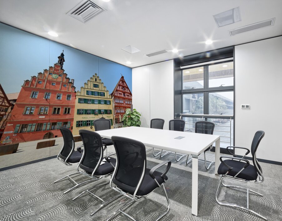 Old town dinkelsbuhl on the romantic road in germany Wall Printing