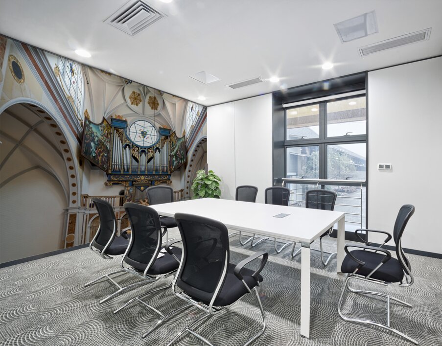 Visit St. Annes Church in Augsburg along the Romantic Road in B Wall Printing