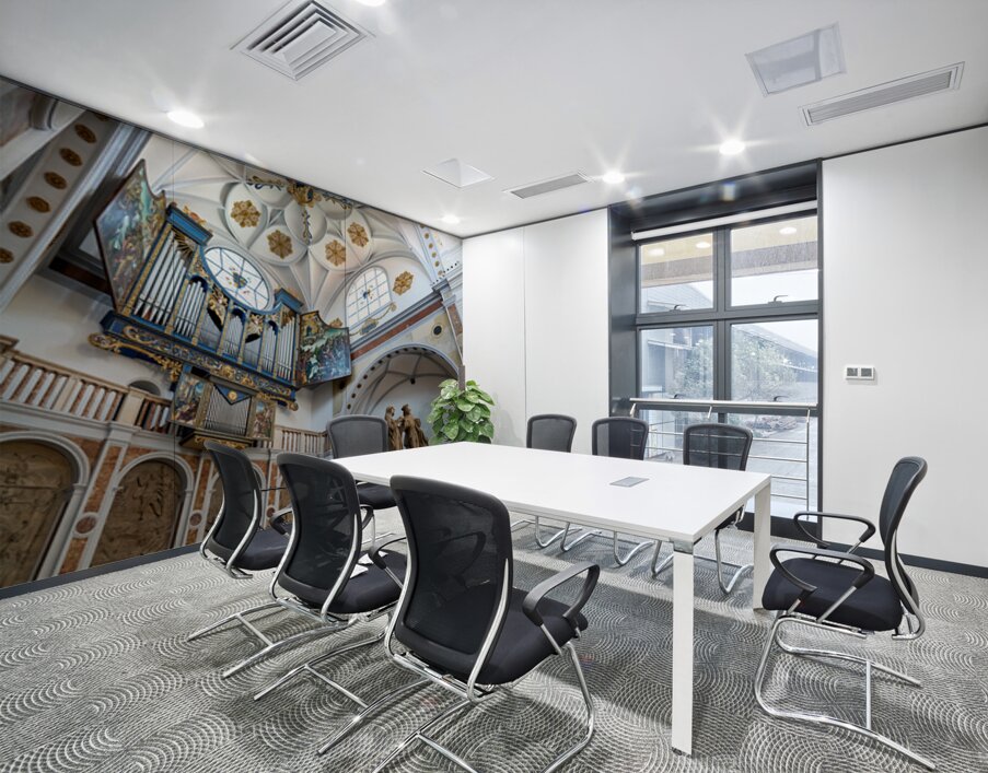 Church interior in Augsburg along Germanys Romantic Road Wall Printing