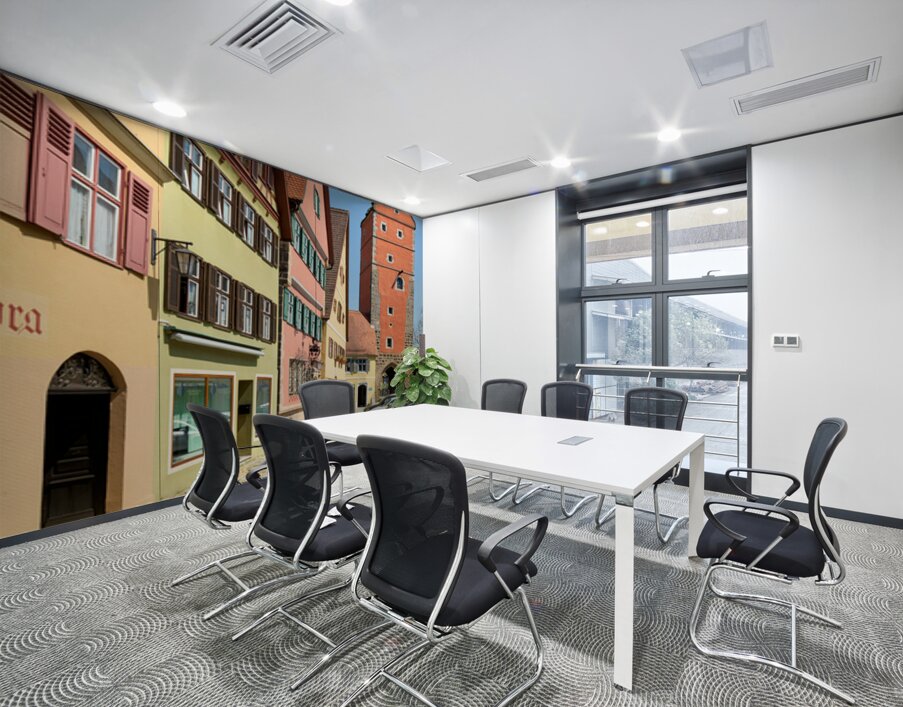 Wornitz Gate in Dinkelsbuhl along the Romantic Road in Bavaria Wall Printing