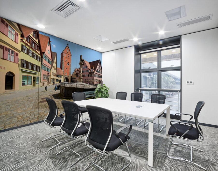 Wornitz Gate and historic sites in Dinkelsbühl Wall Printing