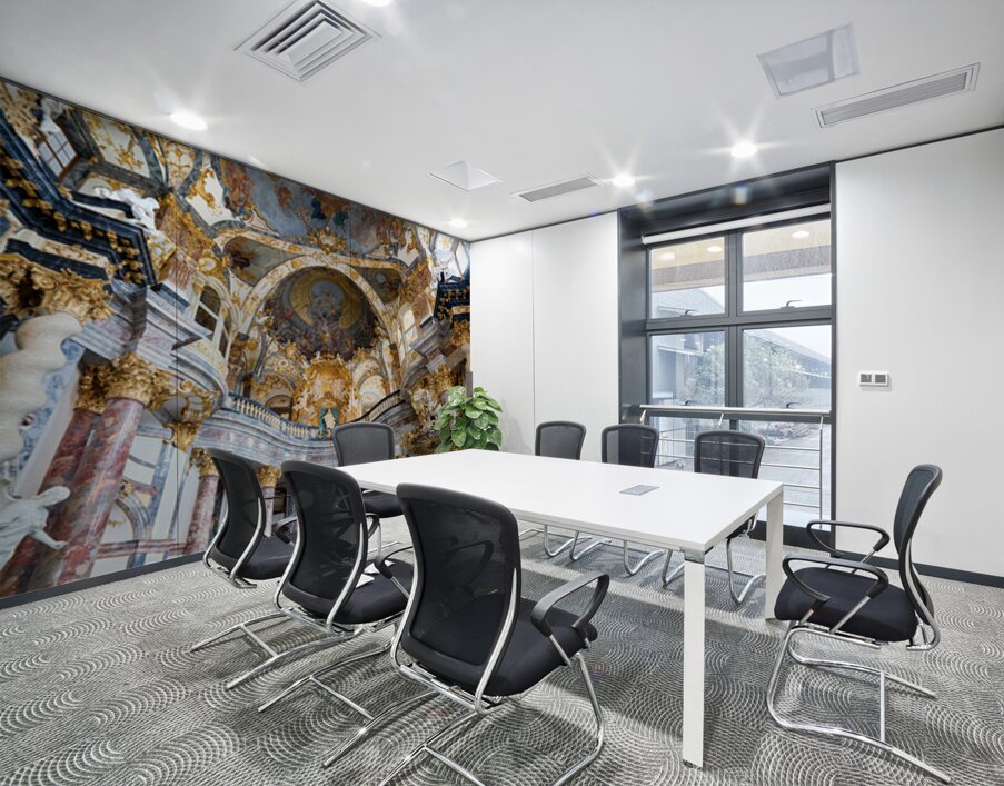 Hofkirche displays ornate architecture and grand artwork in Wurz Wall Printing