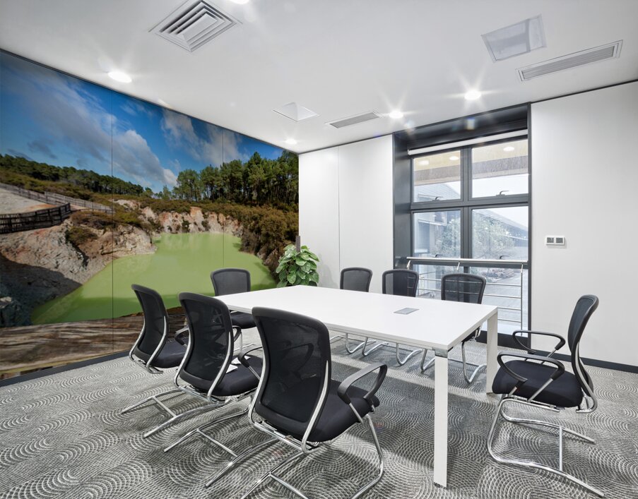 Views of devils bath in waiotapu thermal wonderland rotorua Wall Printing