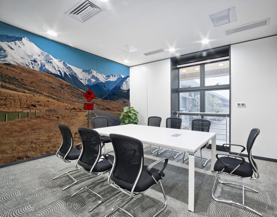 Driving on State Highway 73 near Arthur Pass in New Zealand Wall Printing