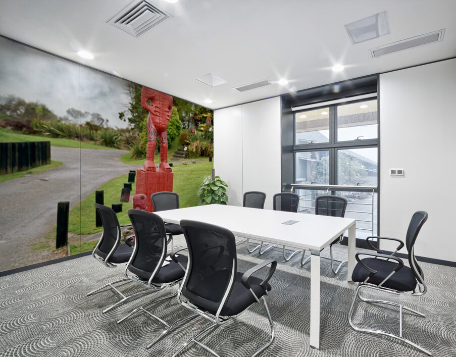 Explore Whakarewarewa village in Rotorua New Zealand with carvi Wall Printing