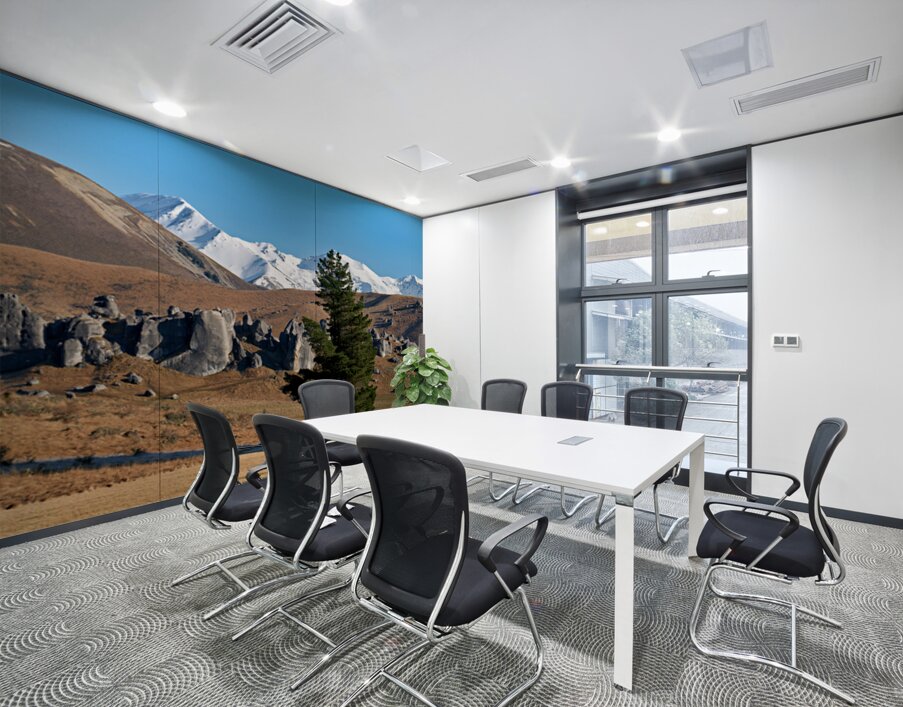 View of southern alps and castle hill in new zealand Wall Printing