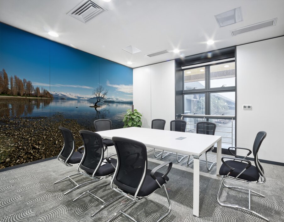 Wanaka Tree in Lake Wanaka on a clear day Otago Wall Printing