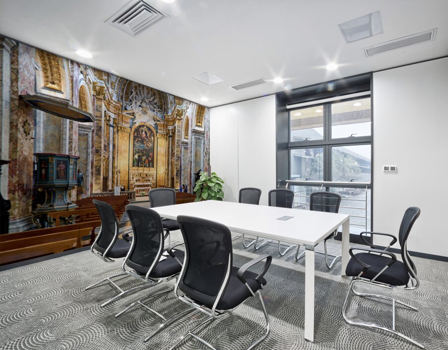 Church of St. Louis of the French in Rome showcases interior des Wall Printing