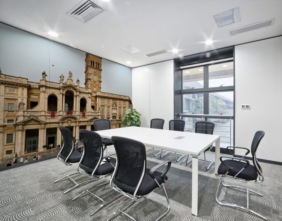 Basilica of Saint Mary Major in Rome draws many visitors each da Wall Printing