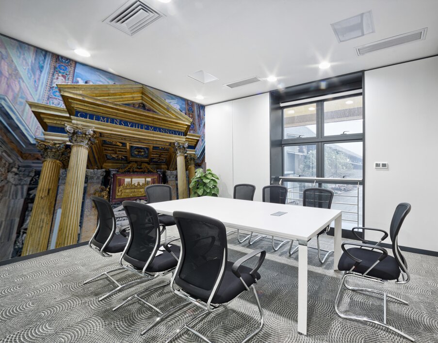 Cathedral of most holy savior and saints john in rome Wall Printing