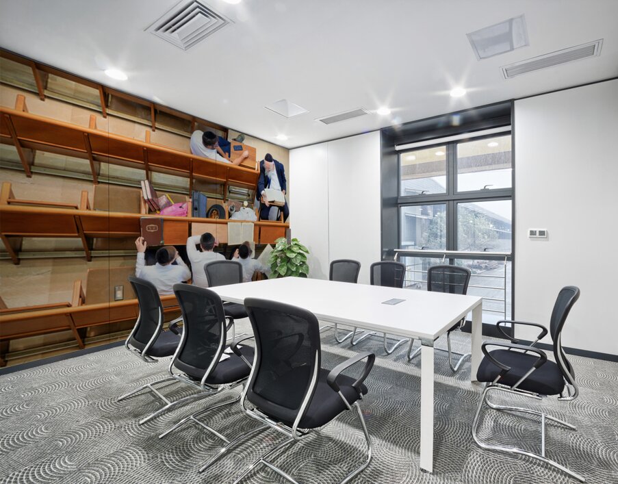 Prayer study at Hurva Synagogue in Jerusalem Wall Printing