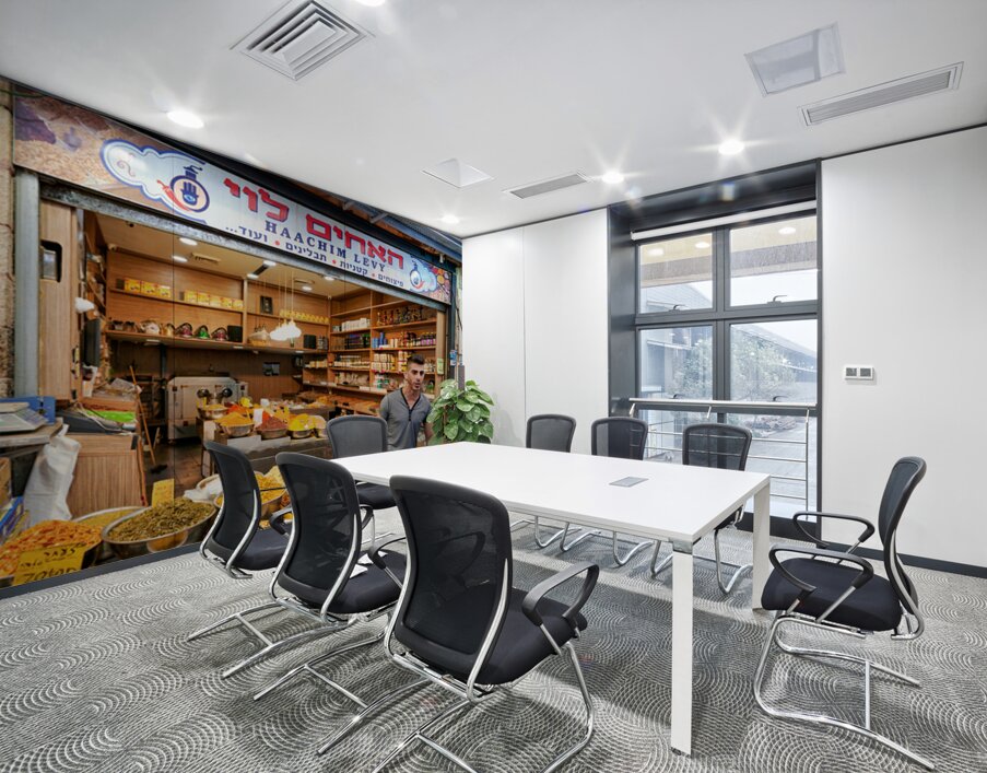 Spice vendor at Mahane Yehuda Market in Jerusalem Israel Wall Printing