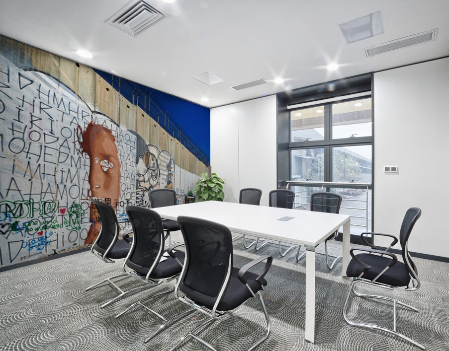 West Bank separation wall covered in art in Bethlehem Jerusalem Wall Printing