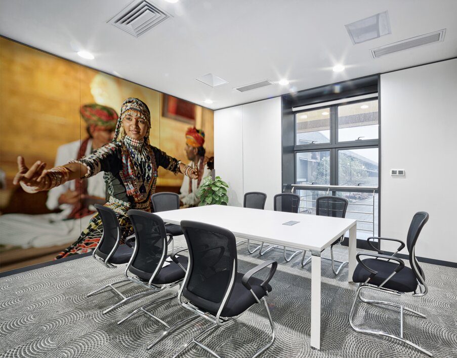 Traditional dance performance in Khimsar Rajasthan Wall Printing