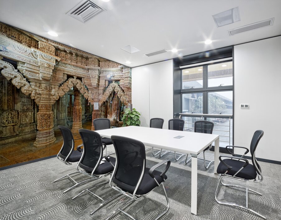 Exploring Sri Jaisalmir Jain Temple architecture Wall Printing