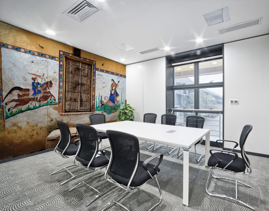 Painted house in Bundi shows culture of Rajasthan Wall Printing