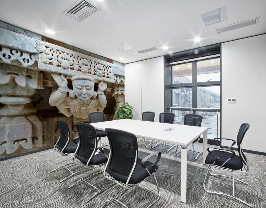 Exploring Jain temples in Ranakpur Rajasthan India Wall Printing