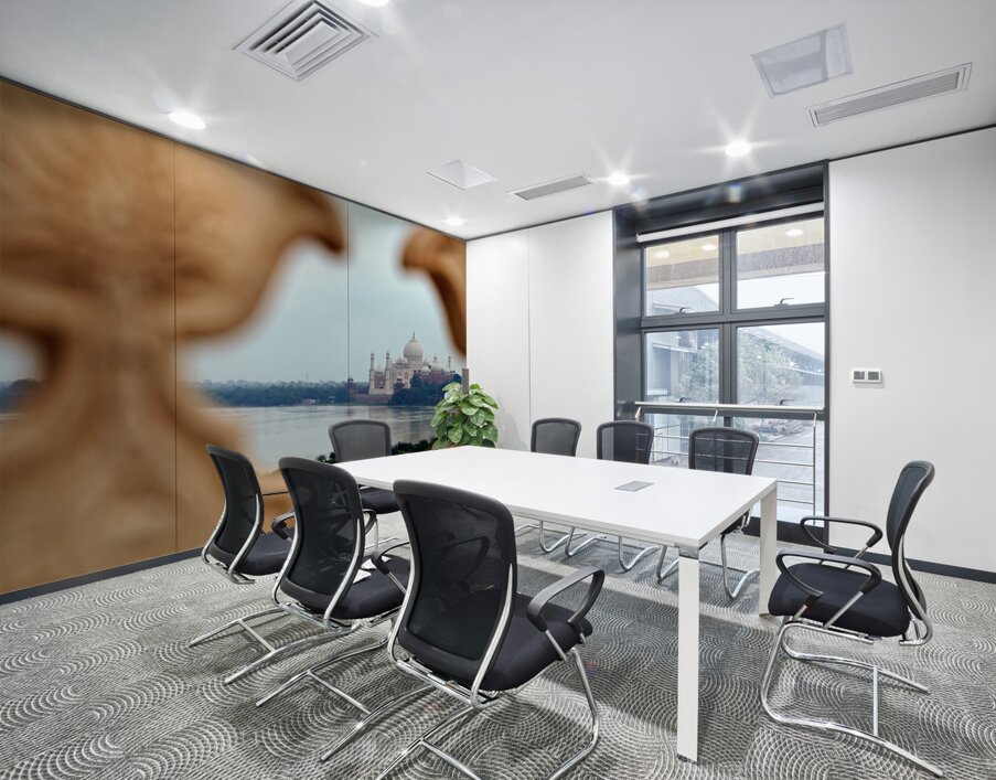 View of Taj Mahal Palace from a distance in Agra India Wall Printing