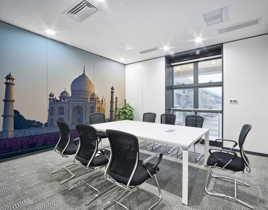 Visit to the Taj Mahal in Agra India during the evening light Wall Printing