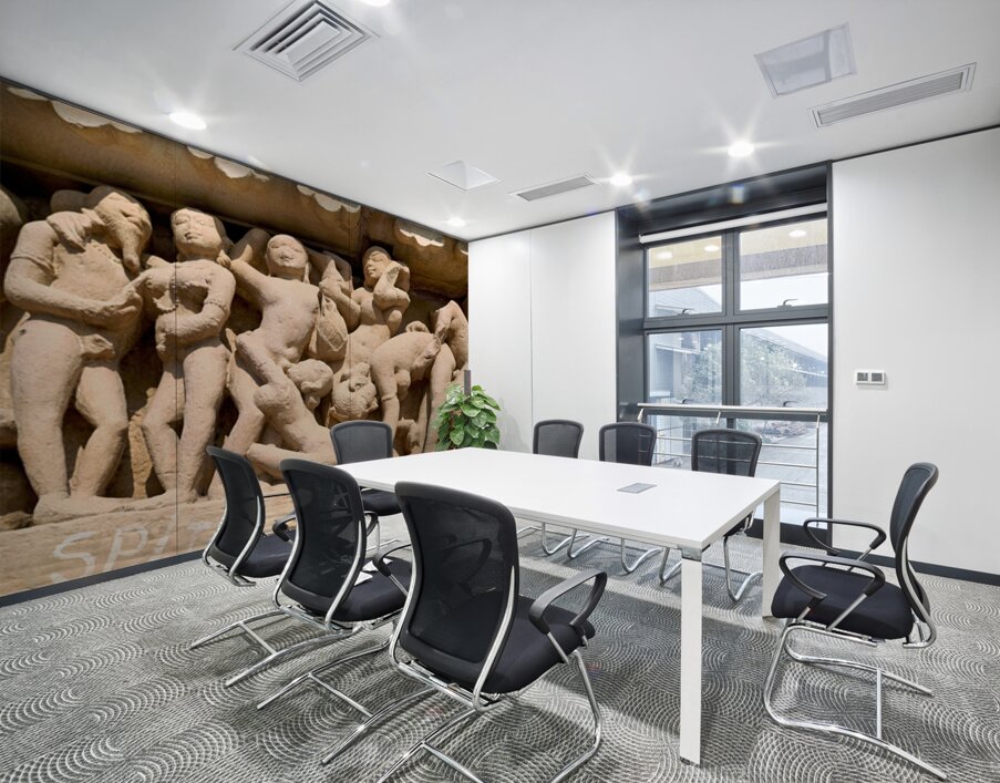 Discovering the intricate carvings at Khajuraho temples Wall Printing