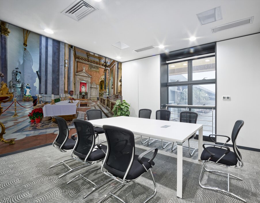 Visit to San Domenico Maggiore church in Naples Campania Italy Wall Printing