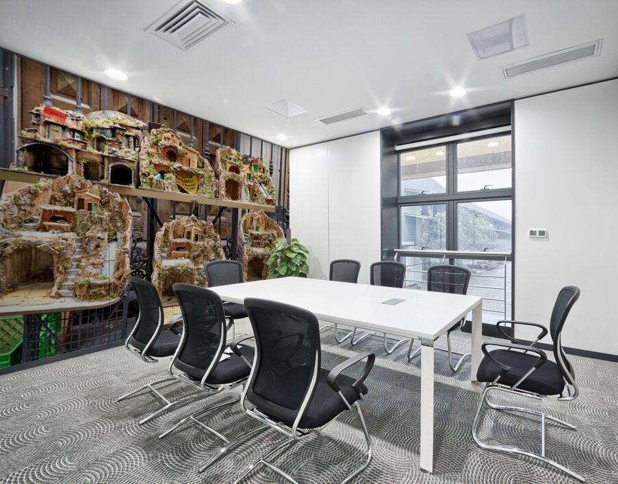 Handmade Christmas nativity scenes in Naples artisan workshop Wall Printing