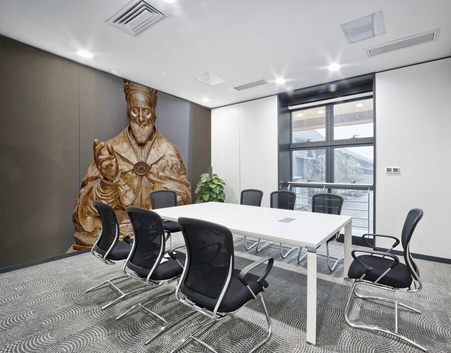 Sacred relics found in the treasure chamber of San Domenico Magg Wall Printing