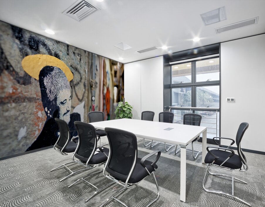 Mural of pino daniele in via tribunali naples campania italy Wall Printing