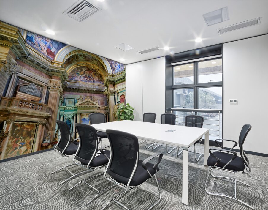 Exploration of naples cathedral in campania italy Wall Printing