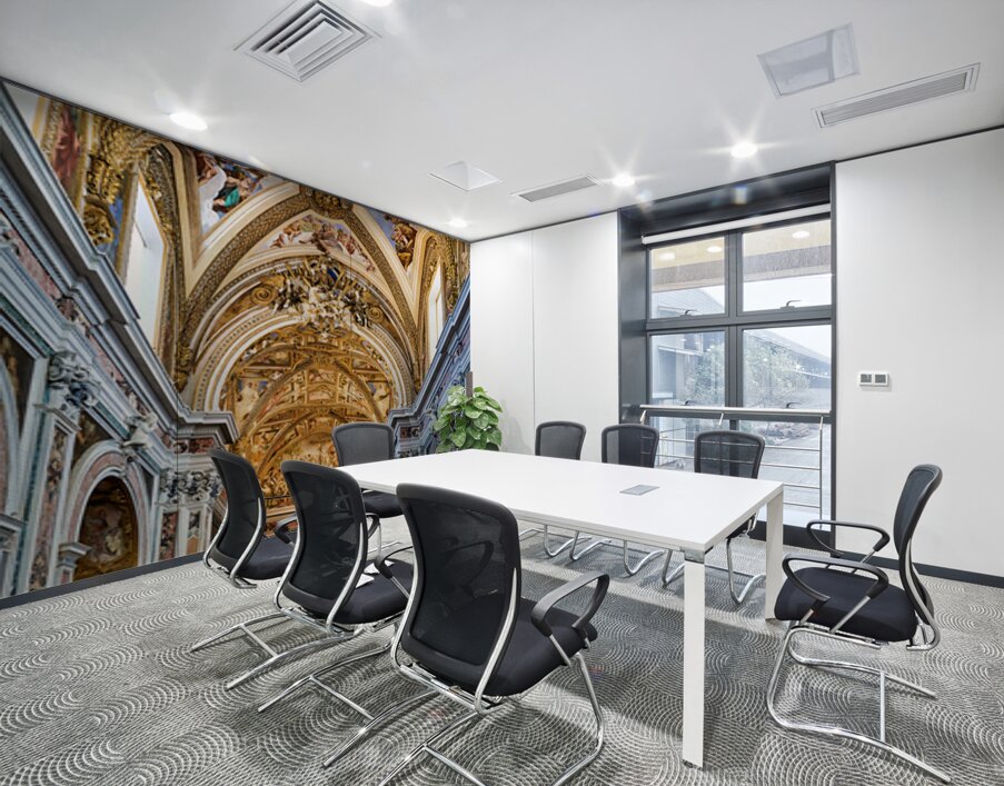 Visitors explore Certosa di San Martino in Naples Wall Printing